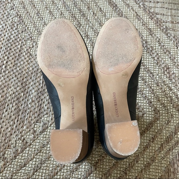 Lucky Brand LK-Sivya Women's Booties Boots Size 8. Black Leather - Picture 6 of 8